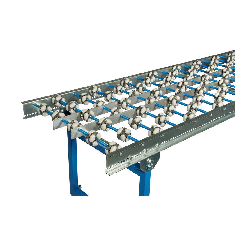 Produktabbildung: Allseiten-Röllchenbahn, LxB 1.500 x 500 mm, Teilung 75 mm