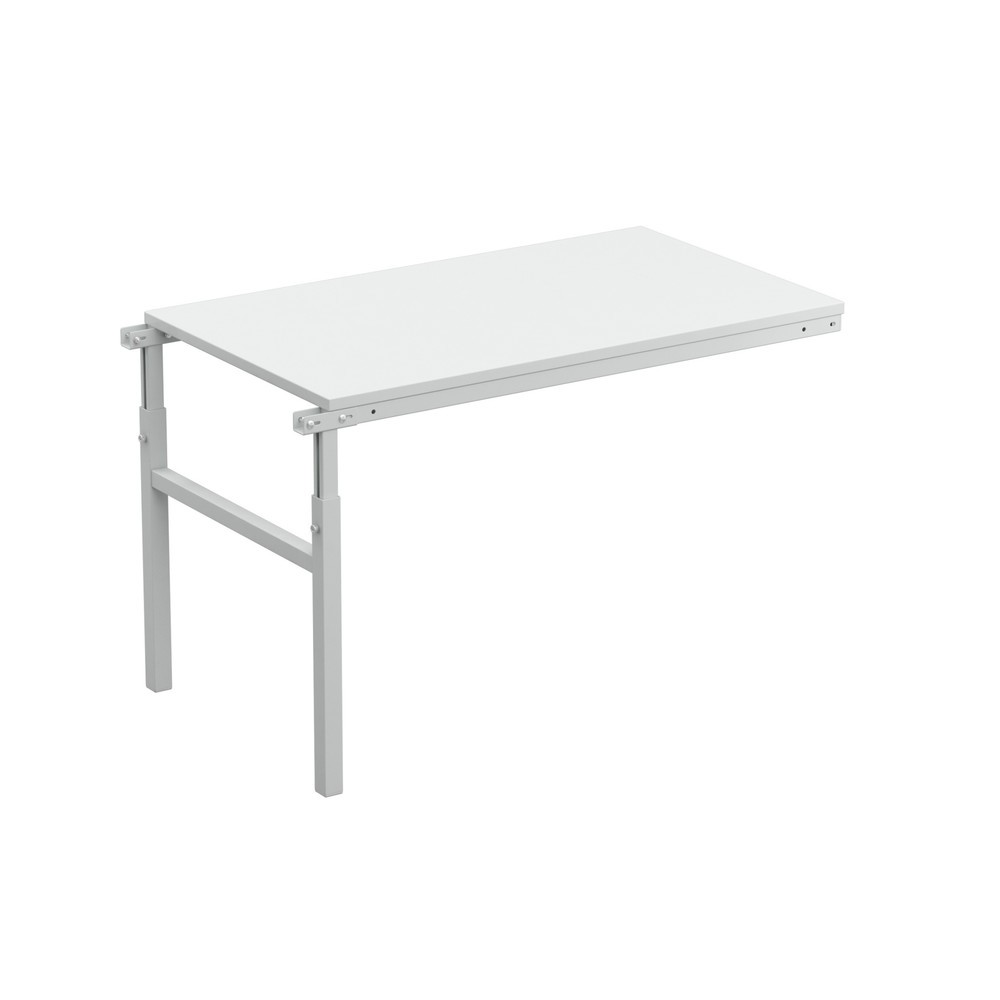 Produktabbildung: Anbautisch für TRESTON Arbeitsplatzsystem, höhenverstellbar, TK 150 kg, BxT 1.500 x 900 mm