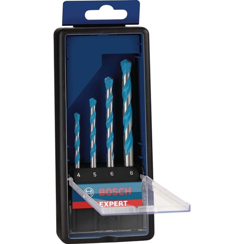 Produktabbildung Nr. 1: BOSCH Bohrersatz Expert MultiConstruction CYL-9, zylindrisch, 4-teilig 4/5/6/8 mm