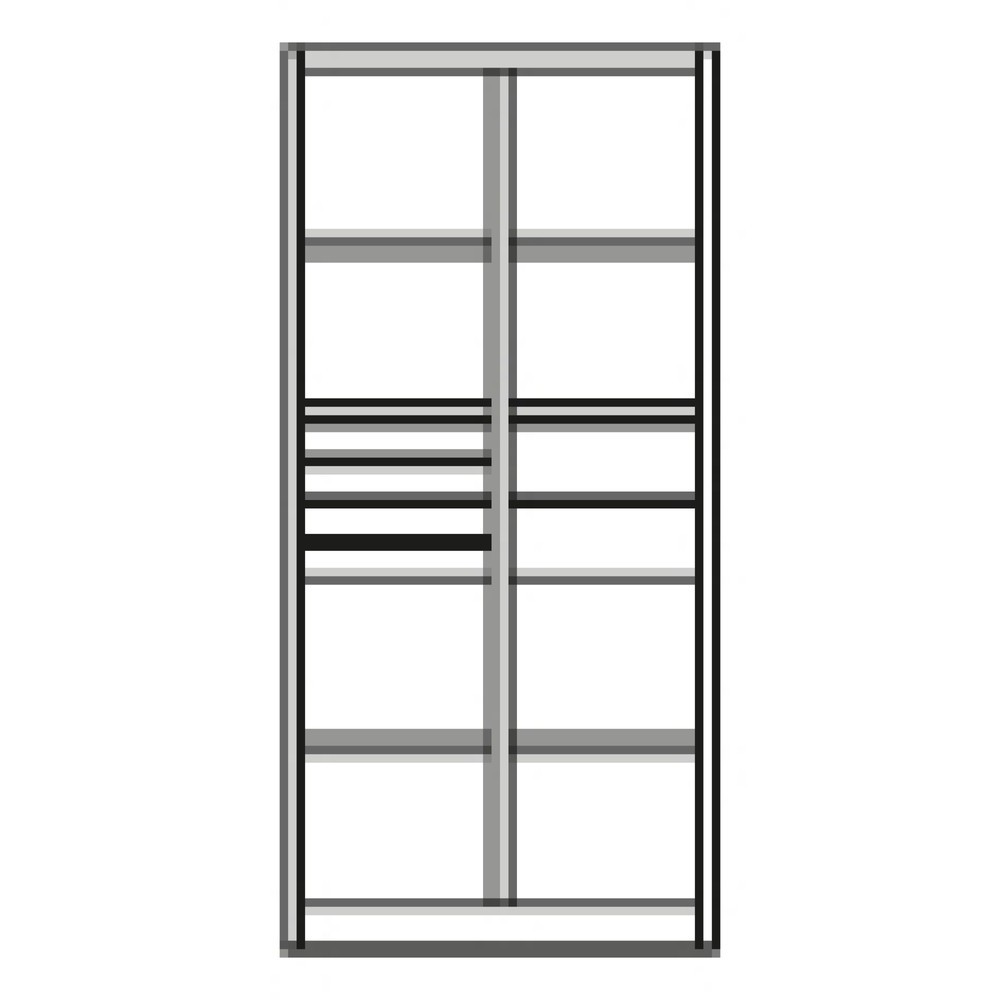 Produktabbildung Nr. 8: C+P Werkzeugschrank, Schubladen 4x86 + 2x174 mm, 6 Böden, Breite 930 mm, anthrazitgrau, enzianblau