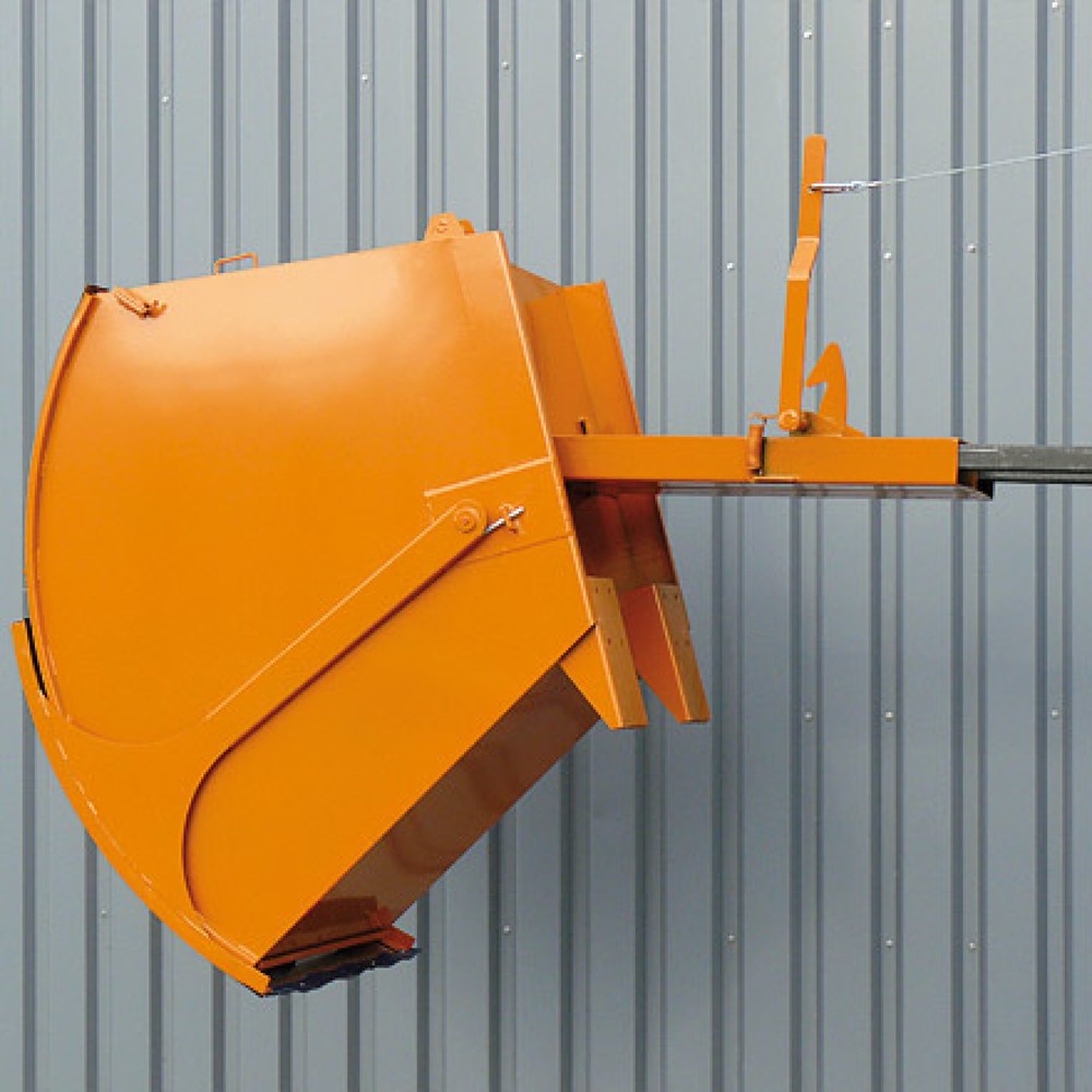 Produktabbildung Nr. 4: Eichinger® Kippbehälter mit Runddeckel, 1000 kg, 750 Liter, feuerverzinkt
