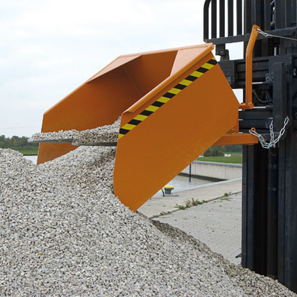 Produktabbildung Nr. 4: Eichinger® Schaufel mit Staplergabel-Durchschub, 3000 kg, 1000 Liter feuerverzinkt