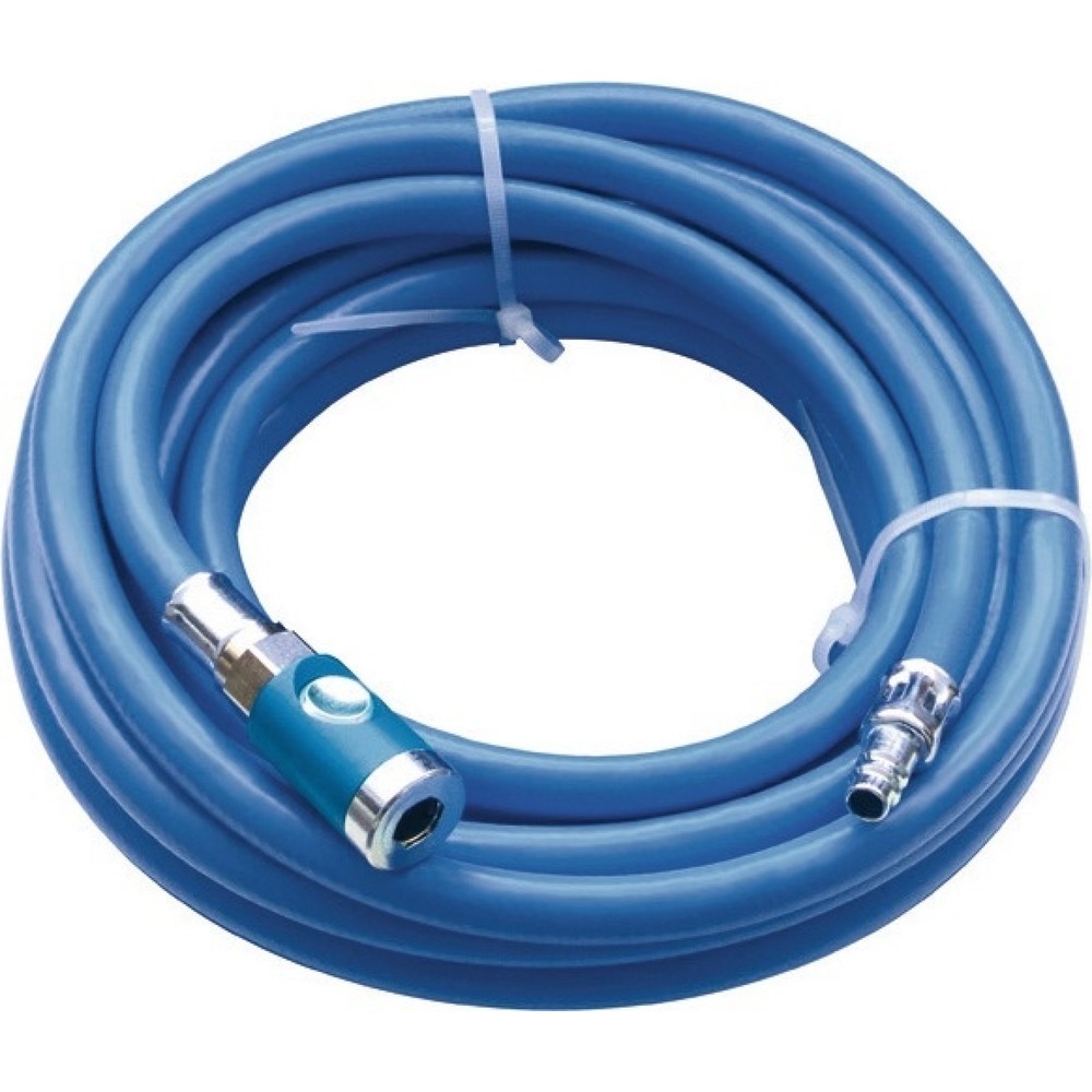 Produktabbildung: EWO Druckluftschlauchset ID 3,5mm AD 9mm L.10m Sicherheitskuppl.DN 7,4
