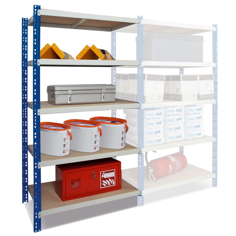 Produktabbildung Nr. 1: Fachbodenregal, AF, FL 300 kg, HxBxT 1.800 x 1.000 x 600 mm