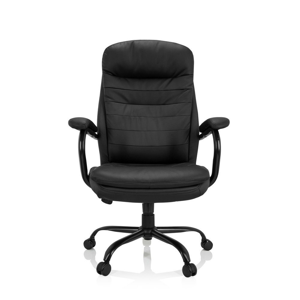 Produktabbildung: hjh OFFICE Bürostuhl / Chefsessel RELAX XXL B PU, schwarz