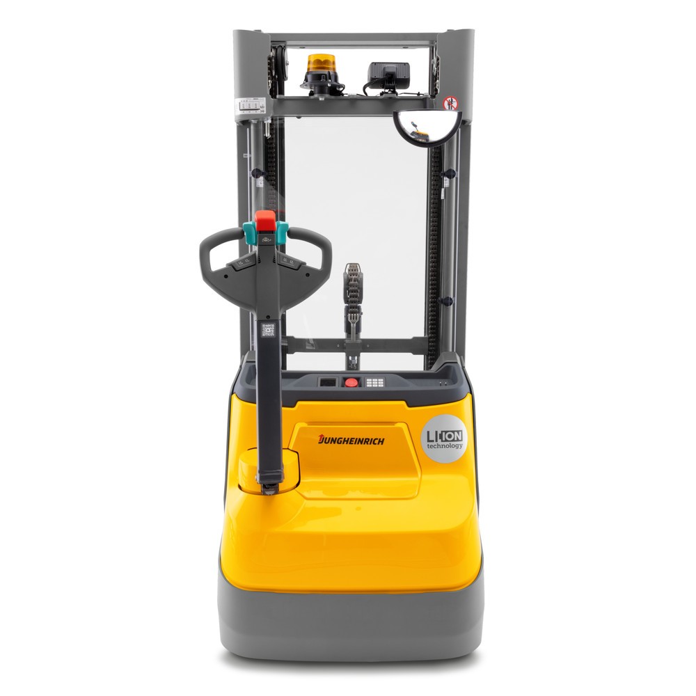 Produktabbildung Nr. 3: Jungheinrich Elektro-Hochhubwagen EJC 110zi DZ, Dreifach-Teleskop-Hubgerüst, Hubhöhe 4.180 mm, Tragfähigkeit 1.000 kg, Proportionalhydraulik, Doppelstockfunktion