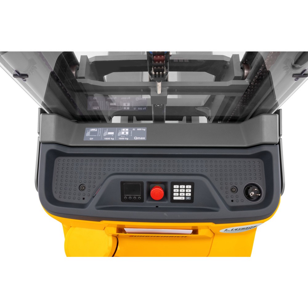 Produktabbildung Nr. 4: Jungheinrich Elektro-Hochhubwagen EJC 110zi DZ, Dreifach-Teleskop-Hubgerüst, Hubhöhe 4.180 mm, Tragfähigkeit 1.000 kg, Proportionalhydraulik, Doppelstockfunktion