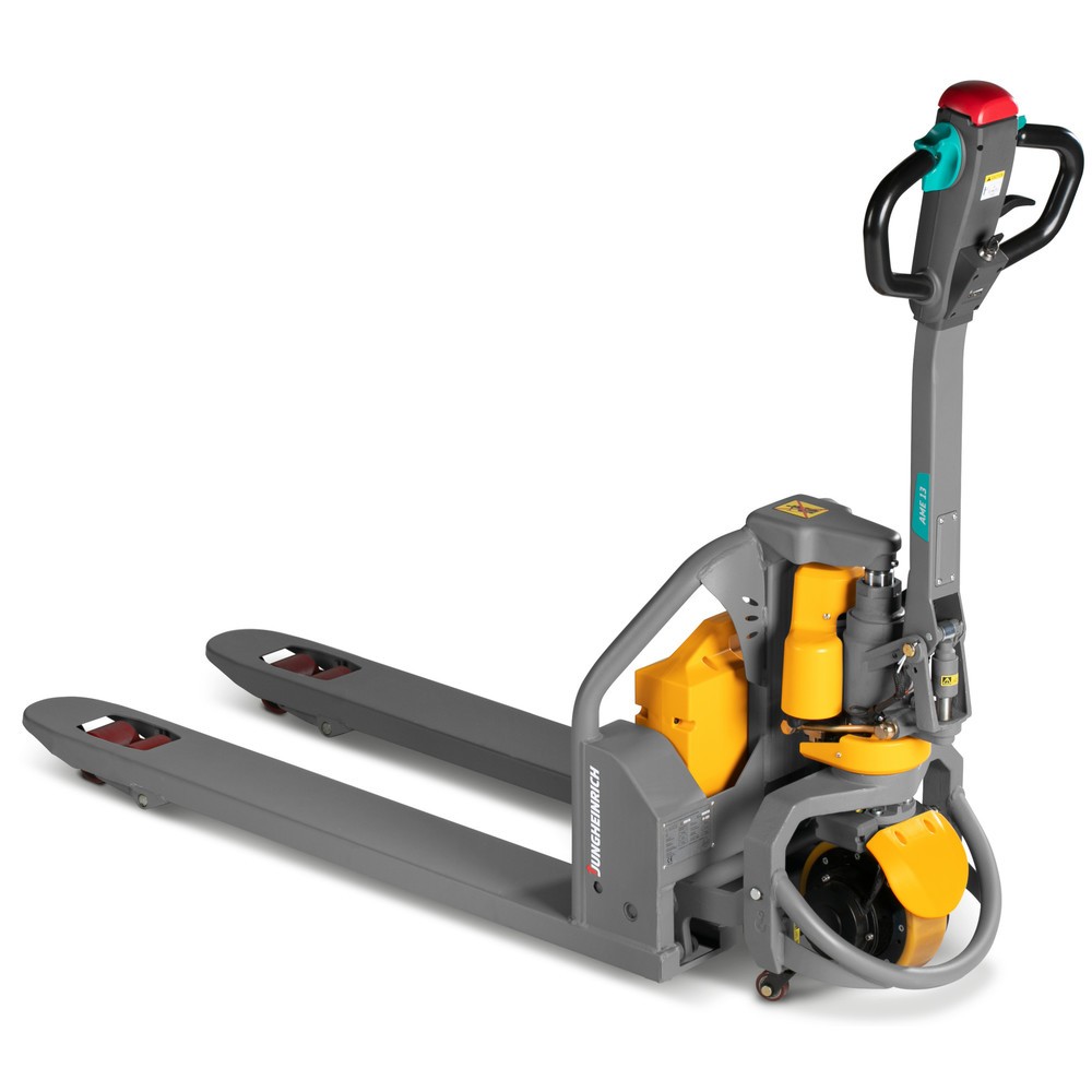 Produktabbildung: Jungheinrich Elektro-Hubwagen AME 13, Tragfähigkeit 1.300 kg, Gabellänge 1.150 mm, Gabeltragbreite 685 mm
