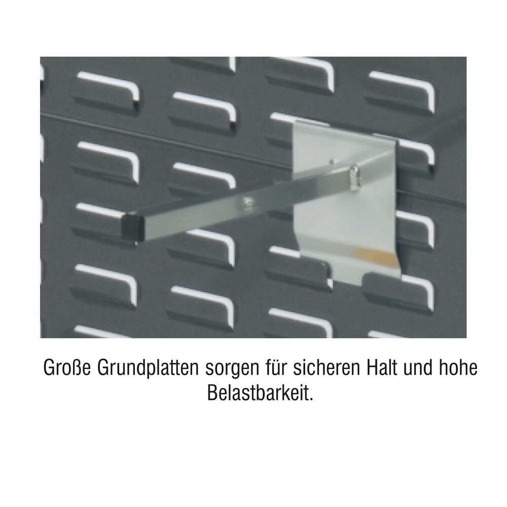 Produktabbildung Nr. 5: Kappes Wellenträger für RasterPlan Schlitzplatten, HxT 25 x 60 mm