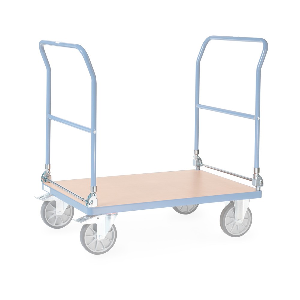 Produktabbildung: Klappbare Schiebebügel für fetra® Schiebebügelwagen, beidseitig, Breite 700 mm