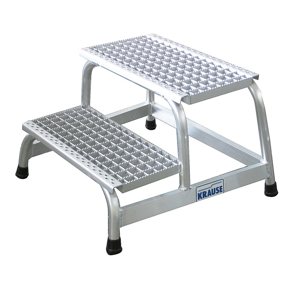 Produktabbildung: KRAUSE® STABILO Montagetritt mit Gitterroststufen, Standhöhe 0,40 m
