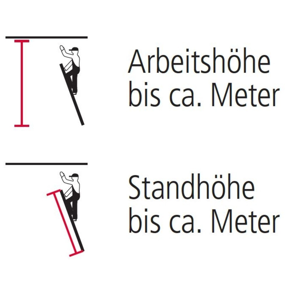 Produktabbildung Nr. 2: KRAUSE® STABILO Stufen-Anlegeleiter mit Abrutsch-/Anlegeschutz, Standhöhe 2,10 m