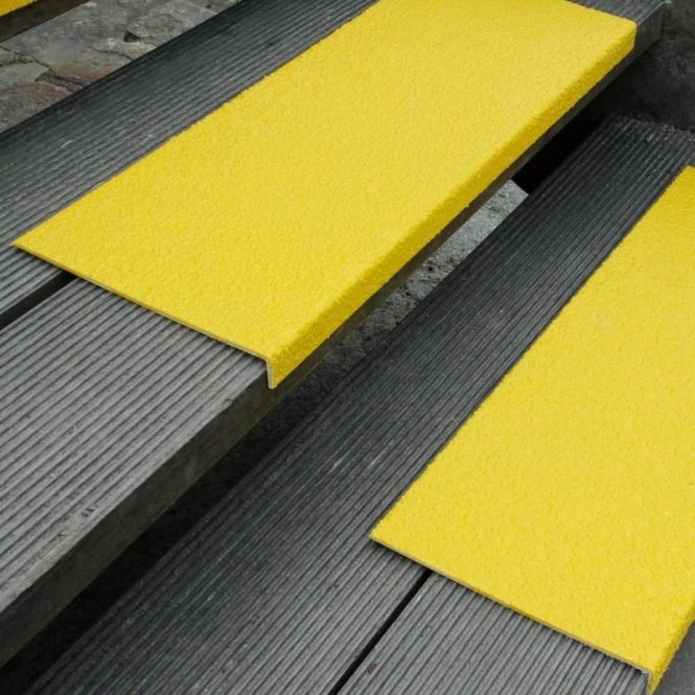 Produktabbildung: Mehlhose Kantenprofil aus GFK Extra Stark, gelb, Länge 800 mm