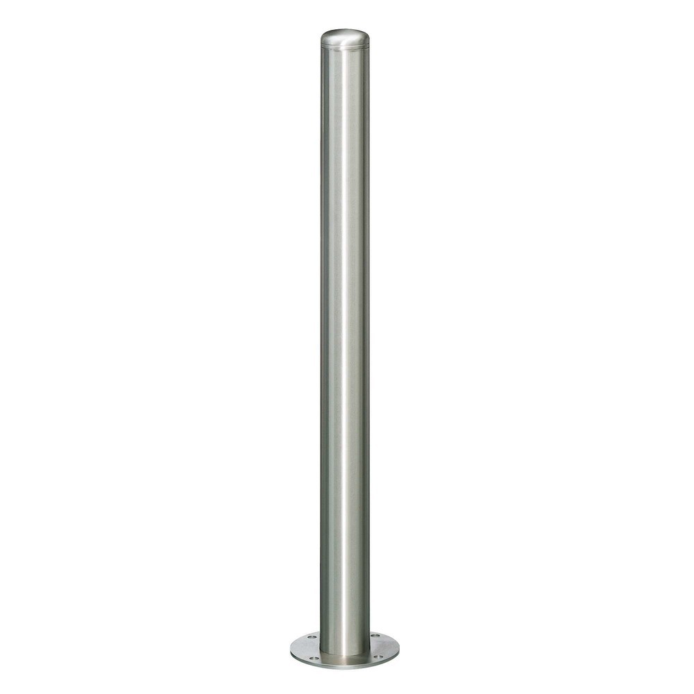 Produktabbildung: MORAVIA Edelstahlpoller MILANO, zum Aufdübeln, feststehend, HxØ 931 x 76 mm