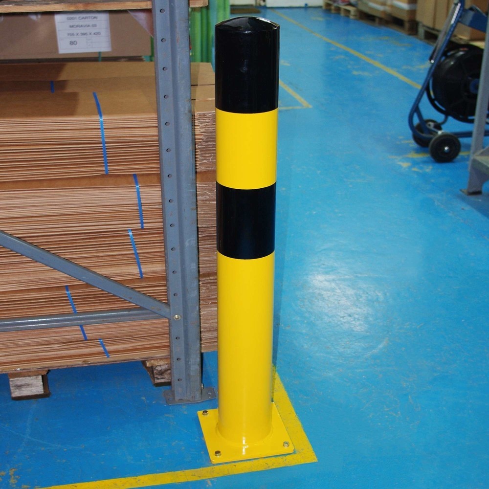 Produktabbildung: MORAVIA Rammschutzpoller, zum Aufdübeln, Außenbereich, Höhe 1.200 mm, Ø 159 mm