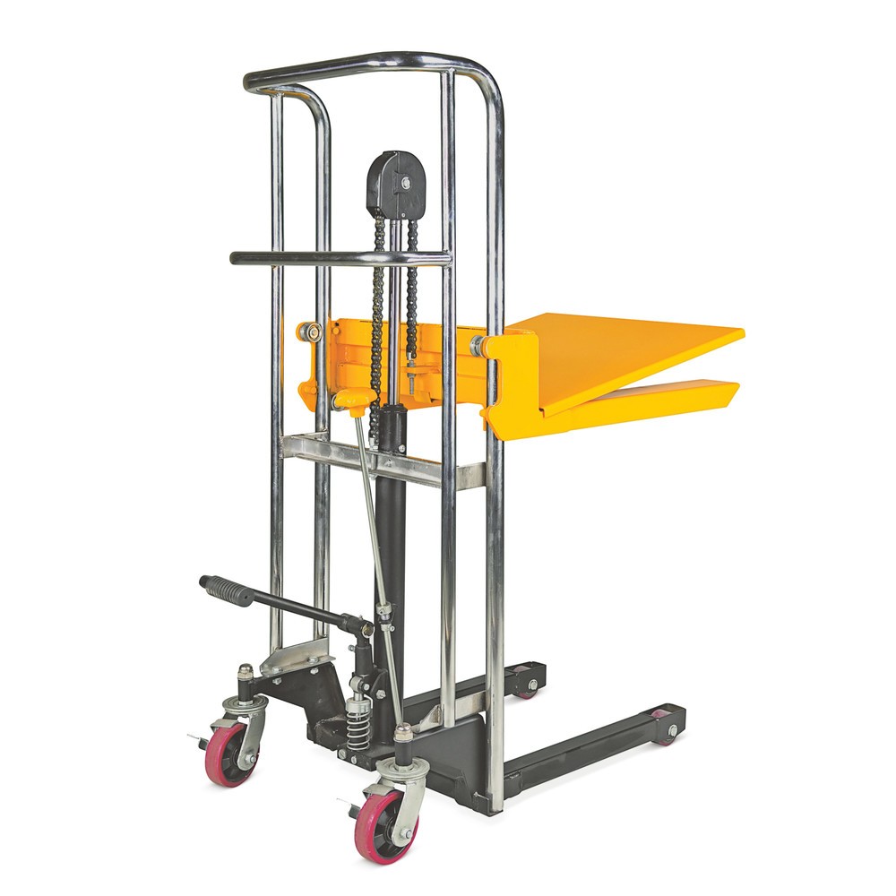 Produktabbildung: Plattform-Stapler, manuell, Hubbereich 85-1.200 mm, TK 400 kg