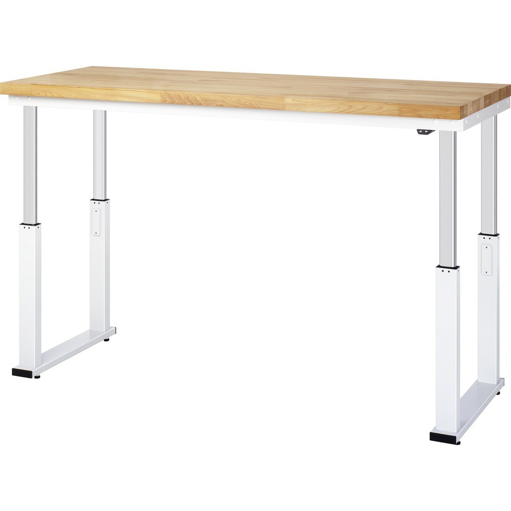 Produktabbildung Nr. 2: RAU elektrisch höhenverstellbare Werkbank Serie adlatus 600, HxBxT 740-1.140 x 2.000 x 900 mm, Arbeitsplatte Hartlaminat