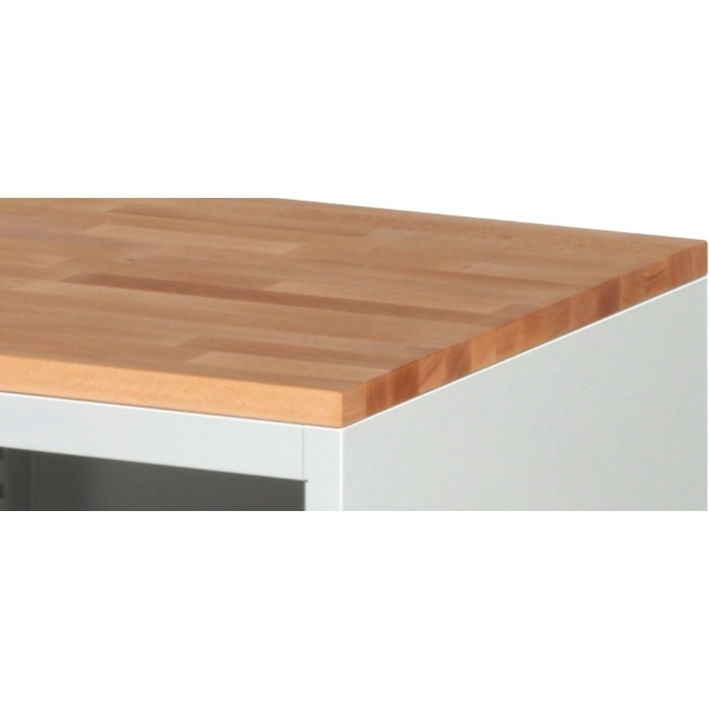 Produktabbildung Nr. 2: RAU Schubladenschrank Serie 7000, HxBxT 1.035 x 770 x 650 mm, 5 x 100%-Auszug-Schubladen 3 x 150, 2 x 240 mm, Arbeitsplatte Buche