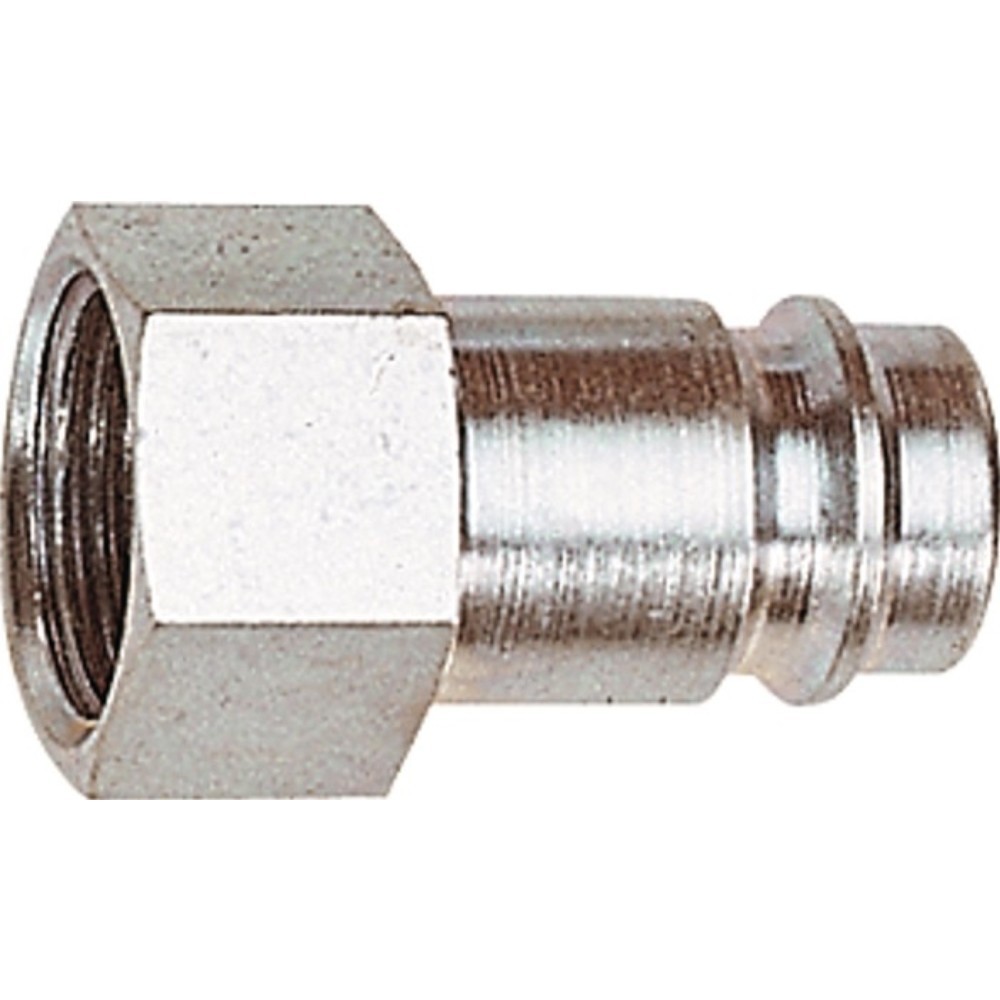 Produktabbildung: RIEGLER Stecknippel, Stahl gehärtet/vern. Stecker DN 10, Innengewinde G 1/4 ″