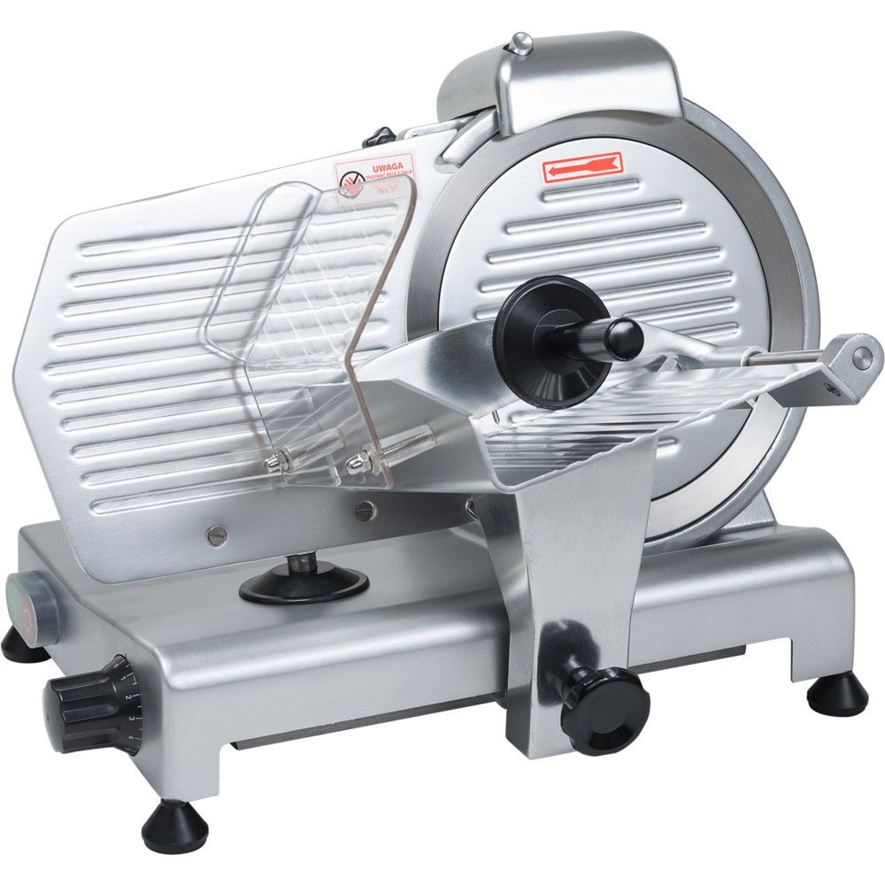 Produktabbildung: Stalgast Aufschnittmaschine, Gehäuse aus eloxiertem Aluminium, Messer 250 mm Ø