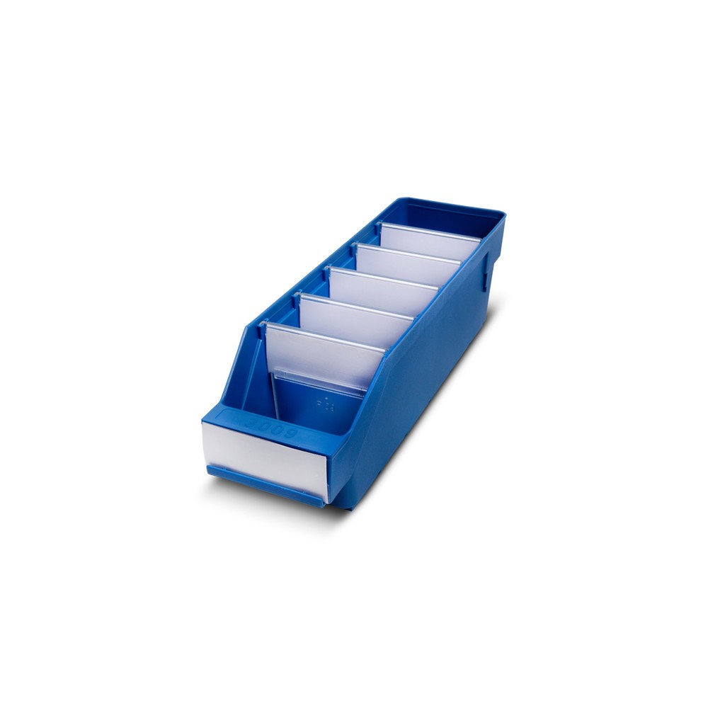 Produktabbildung Nr. 1: Regalkästen mit Sichtöffnung, BxT 90 x 300 mm, blau