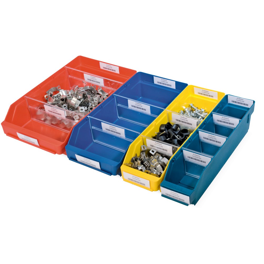 Produktabbildung Nr. 2: Regalkästen mit Sichtöffnung, BxT 90 x 300 mm, blau
