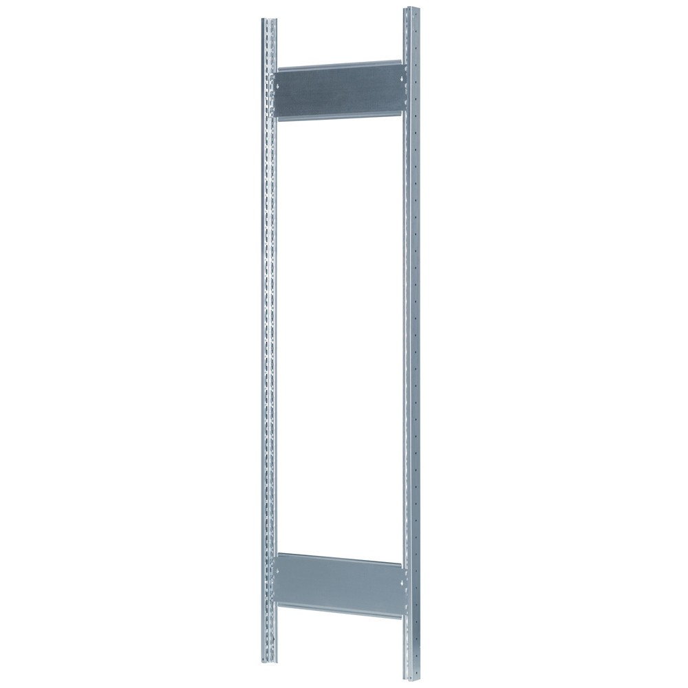 Produktabbildung Nr. 1: T-Profil-Rahmen MULTIplus für SCHULTE Fachbodenregal, verzinkt, vormontiert, 2 Tiefenriegel, HxT 2.000 x 300 mm