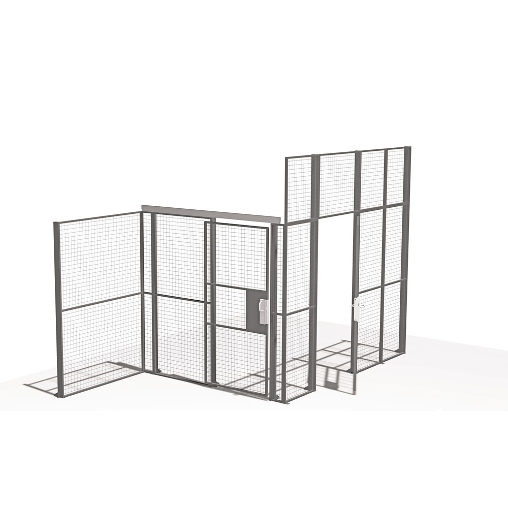 Produktabbildung: TROAX® Wandelement Standard, für Lagertrennwand, HxB 2.200 x 200 mm
