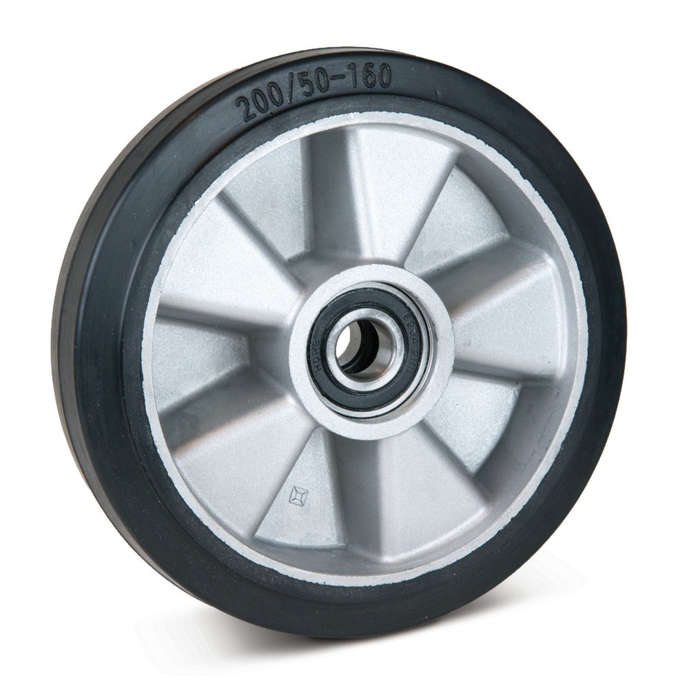 Produktabbildung: Vollgummi-Lenkrad für Handhubwagen Ameise® Typ BF3, Economic Typ DB, Bj. bis '08, Ø 160 mm