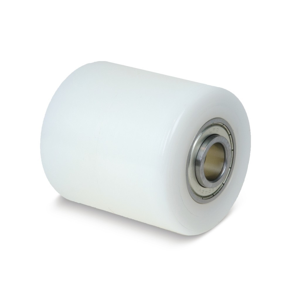 Produktabbildung: Wicke Gabelrolle Nylon, Einbaumaß 64 mm, Ø x Breite 82 x 60 mm, TK 450 kg